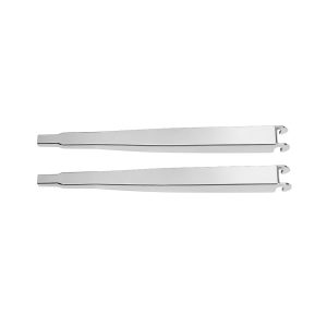 قاب آبکاری کروم طرح استیل پایه و دستک برف پاککن پراید